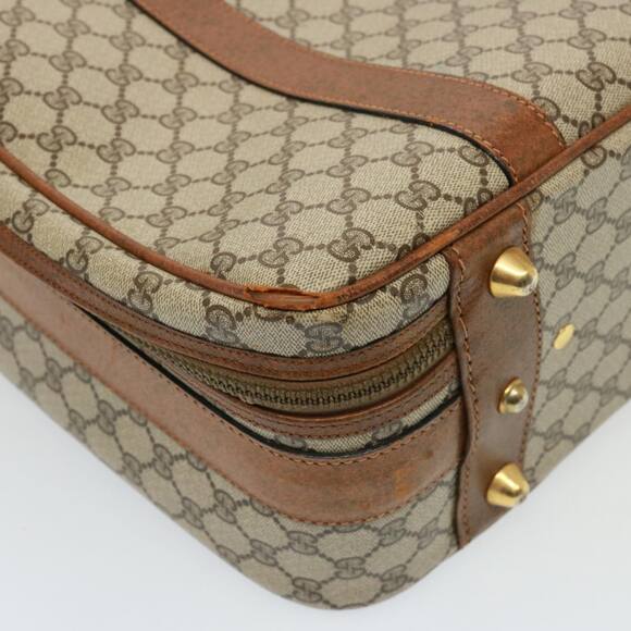 GUCCI GG Supreme Boston Bag Pvc Beige - Picture 12 of 16